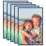 Wall/table collage photo frames 5 pcs blue MDF 28x35 cm by vidaXL, Photo frames - Ref: Foro24-332259, Price: 21,60 €, Discoun...