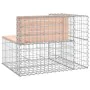 Gabion design garden bench Douglas fir wood 92x71x65.5 cm by vidaXL, garden benches - Ref: Foro24-834381, Price: 117,87 €, Di...