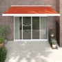 Einziehbare Markise aus Aluminium und Stoff in Orange und Braun, 3,5 x 2,5 m von vidaXL, Markisen - Ref: Foro24-3154592, Prei...