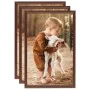 Wall/table collage photo frames 3 pcs brown MDF 59.4x84cm by vidaXL, Photo frames - Ref: Foro24-332528, Price: 46,97 €, Disco...