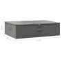 Anthracite gray fabric storage box 70x40x18 cm by vidaXL, Storage baskets - Ref: Foro24-332903, Price: 24,39 €, Discount: %