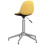 Swivel dining chairs 2 units mustard yellow fabric by vidaXL, dining chairs - Ref: Foro24-333446, Price: 68,52 €, Discount: %