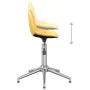 Swivel dining chairs 2 units mustard yellow fabric by vidaXL, dining chairs - Ref: Foro24-333446, Price: 68,52 €, Discount: %