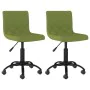 2 pcs Light Green Velvet Swivel Dining Chairs by vidaXL, dining chairs - Ref: Foro24-333777, Price: 84,87 €, Discount: %