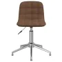 Swivel dining chairs 2 units brown fabric by vidaXL, dining chairs - Ref: Foro24-334054, Price: 75,21 €, Discount: %