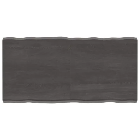 Treated wood table top brown live edge 120x60x(2-6) cm by vidaXL, Table tops - Ref: Foro24-364027, Price: 172,56 €, Discount: %