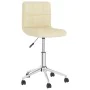 Swivel dining chairs 2 units cream fabric by vidaXL, dining chairs - Ref: Foro24-334449, Price: 83,49 €, Discount: %