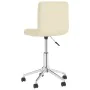 Swivel dining chairs 2 units cream fabric by vidaXL, dining chairs - Ref: Foro24-334449, Price: 83,49 €, Discount: %