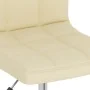 Swivel dining chairs 2 units cream fabric by vidaXL, dining chairs - Ref: Foro24-334449, Price: 83,49 €, Discount: %