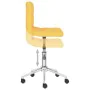 Swivel dining chairs 2 units mustard yellow fabric by vidaXL, dining chairs - Ref: Foro24-334454, Price: 82,68 €, Discount: %