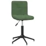 Swivel dining chairs 2 units dark green velvet by vidaXL, dining chairs - Ref: Foro24-334432, Price: 95,24 €, Discount: %