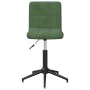 Swivel dining chairs 2 units dark green velvet by vidaXL, dining chairs - Ref: Foro24-334432, Price: 95,24 €, Discount: %