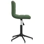 Swivel dining chairs 2 units dark green velvet by vidaXL, dining chairs - Ref: Foro24-334432, Price: 95,24 €, Discount: %