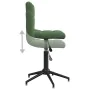 Swivel dining chairs 2 units dark green velvet by vidaXL, dining chairs - Ref: Foro24-334432, Price: 95,24 €, Discount: %