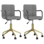 Swivel dining chairs 2 units light gray velvet by vidaXL, dining chairs - Ref: Foro24-334845, Price: 122,57 €, Discount: %