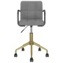 Swivel dining chairs 2 units light gray velvet by vidaXL, dining chairs - Ref: Foro24-334845, Price: 122,57 €, Discount: %