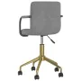 Swivel dining chairs 2 units light gray velvet by vidaXL, dining chairs - Ref: Foro24-334845, Price: 122,57 €, Discount: %