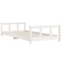 White pine wood children's bed frame 90x200 cm by vidaXL, Cribs and beds for children - Ref: Foro24-834424, Price: 100,81 €, ...