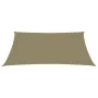 Rectangular sail awning beige Oxford fabric 3x5 m by vidaXL, Umbrellas - Ref: Foro24-135157, Price: 47,19 €, Discount: %