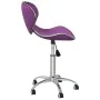 Swivel dining chairs 2 units purple synthetic leather by vidaXL, dining chairs - Ref: Foro24-335147, Price: 91,04 €, Discount: %