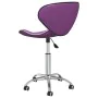 Swivel dining chairs 2 units purple synthetic leather by vidaXL, dining chairs - Ref: Foro24-335147, Price: 91,04 €, Discount: %