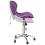 Swivel dining chairs 2 units purple synthetic leather by vidaXL, dining chairs - Ref: Foro24-335147, Price: 91,04 €, Discount: %