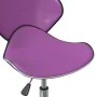 Swivel dining chairs 2 units purple synthetic leather by vidaXL, dining chairs - Ref: Foro24-335147, Price: 91,04 €, Discount: %