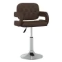 Swivel dining chairs 2 units brown synthetic leather by vidaXL, dining chairs - Ref: Foro24-335560, Price: 149,60 €, Discount: %