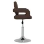 Swivel dining chairs 2 units brown synthetic leather by vidaXL, dining chairs - Ref: Foro24-335560, Price: 149,60 €, Discount: %