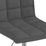 Swivel dining chairs 2 units dark gray fabric by vidaXL, dining chairs - Ref: Foro24-335698, Price: 110,16 €, Discount: %