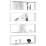 Cube wall shelves 4 pcs white plywood 80x15x26.5 cm by vidaXL, Shelves and shelves - Ref: Foro24-807107, Price: 55,35 €, Disc...