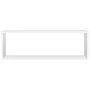 Cube wall shelves 4 pcs white plywood 80x15x26.5 cm by vidaXL, Shelves and shelves - Ref: Foro24-807107, Price: 55,35 €, Disc...