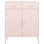 Steel storage cabinet pink 80x35x101.5 cm by vidaXL, Lockers and storage cabinets - Ref: Foro24-336157, Price: 220,68 €, Disc...