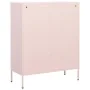 Steel storage cabinet pink 80x35x101.5 cm by vidaXL, Lockers and storage cabinets - Ref: Foro24-336157, Price: 220,68 €, Disc...