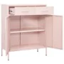 Steel storage cabinet pink 80x35x101.5 cm by vidaXL, Lockers and storage cabinets - Ref: Foro24-336157, Price: 220,68 €, Disc...