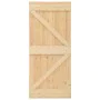 Sliding door with solid pine wood fittings 90x210 cm by vidaXL, Doors - Ref: Foro24-3057495, Price: 218,27 €, Discount: %