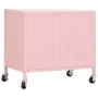 Pink steel storage cabinet 60x35x56cm by vidaXL, Lockers and storage cabinets - Ref: Foro24-336265, Price: 122,56 €, Discount: %