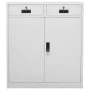 Light gray steel office cabinet 90x40x102 cm by vidaXL, Lockers and storage cabinets - Ref: Foro24-336410, Price: 242,01 €, D...