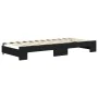 Trundle sofa bed with drawers black velvet 90x200 cm by vidaXL, Beds and slatted bases - Ref: Foro24-3197115, Price: 344,37 €...