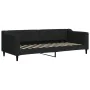 Trundle sofa bed with drawers black fabric 80x200 cm by vidaXL, Beds and slatted bases - Ref: Foro24-3197459, Price: 316,97 €...