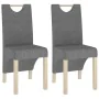 Dining chairs 2 units light gray fabric by vidaXL, dining chairs - Ref: Foro24-336959, Price: 103,81 €, Discount: %