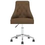 Brown Fabric Swivel Office Chair by vidaXL, Office chairs - Ref: Foro24-336972, Price: 122,59 €, Discount: %