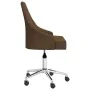 Brown Fabric Swivel Office Chair by vidaXL, Office chairs - Ref: Foro24-336972, Price: 122,59 €, Discount: %