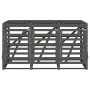 Triple shed for garbage bins, solid gray pine wood by vidaXL, Waste container supports - Ref: Foro24-3157693, Price: 418,88 €...