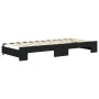 Trundle sofa bed with drawers black velvet 90x200 cm by vidaXL, Beds and slatted bases - Ref: Foro24-3197353, Price: 346,25 €...