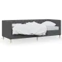 Dark gray fabric USB sofa bed 90x200 cm by vidaXL, Beds and slatted bases - Ref: Foro24-337235, Price: 259,35 €, Discount: %