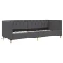 Dark gray fabric USB sofa bed 90x200 cm by vidaXL, Beds and slatted bases - Ref: Foro24-337235, Price: 259,35 €, Discount: %