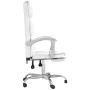 White synthetic leather reclining office chair by vidaXL, Office chairs - Ref: Foro24-349634, Price: 124,74 €, Discount: %