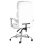 White synthetic leather reclining office chair by vidaXL, Office chairs - Ref: Foro24-349634, Price: 124,74 €, Discount: %