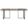 Solid recycled wood dining table 200 cm by vidaXL, Kitchen and dining tables - Ref: Foro24-320698, Price: 365,87 €, Discount: %